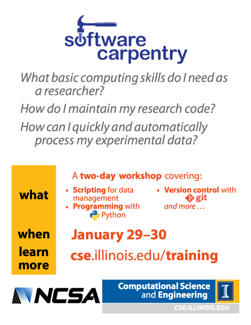 Poster for Illinois workshop